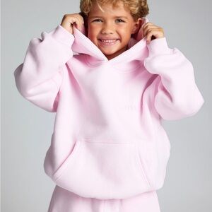 Comfrt Powder Pink Hoodie for Kids Unisex Size  XL